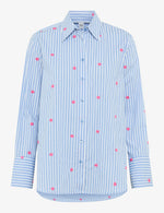 Load image into Gallery viewer, Brax Viki Embroidered Shirt - Blue

