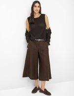 Load image into Gallery viewer, Brax Ina Crochet Tank - Chocolate
