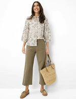 Load image into Gallery viewer, Brax Vicki Embroidered Shirt - Brown
