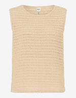 Load image into Gallery viewer, Brax Ina Crochet Tank - Camel
