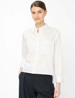 Load image into Gallery viewer, Brax Viki Crop Shirt - White
