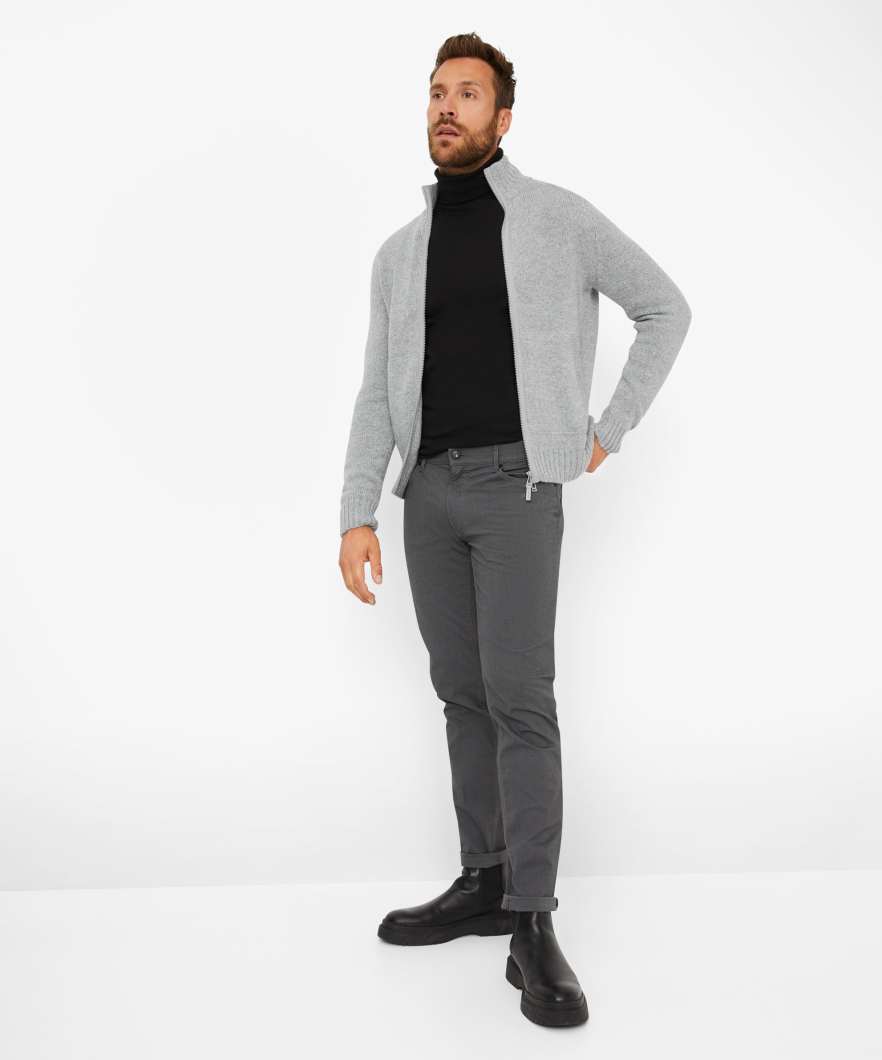 Brax HI-FLEX Stretch Chuck Print Jean - Charcoal