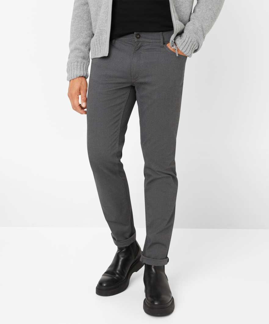 Brax HI-FLEX Stretch Chuck Print Jean - Charcoal