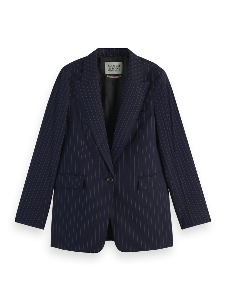 Colm Mccabe Scotch and Soda Woman Core Fitted Blazer - Black