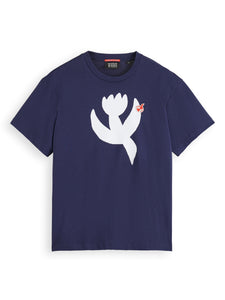 Scotch and Soda Free Spirit Tee - Navy