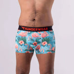 Load image into Gallery viewer, Thunderwear - Peacocking Flamingo Men's Sport Quick Dry Trunks - Mitchell McCabe Menswear
