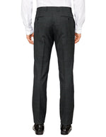 Load image into Gallery viewer, Ted Baker &#39;Elegan&#39; Prince Of Wales Check Flat Front Modern Fit Wool Trouser - Charcoal
