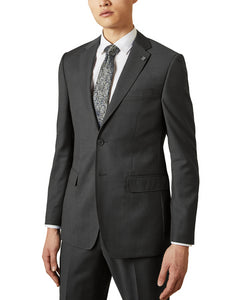Ted Baker 'Elegan' Notch Lapel Prince of Wales Check Wool Suit Jacket - Charcoal