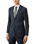 Load image into Gallery viewer, Ted Baker &#39;Elegan&#39; Notch Lapel Prince of Wales Check Wool Suit Jacket - Gunmetal
