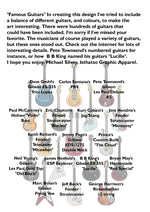 Load image into Gallery viewer, IsThatSo Famous Guitars Tee - White - Mitchell McCabe Menswear
