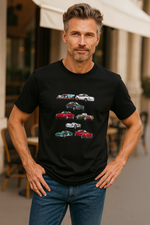 Load image into Gallery viewer, IsThatSo Famous Porsches Tee - Black - Mitchell McCabe Menswear
