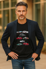 Load image into Gallery viewer, IsThatSo Famous Porsches Tee - Black - Mitchell McCabe Menswear
