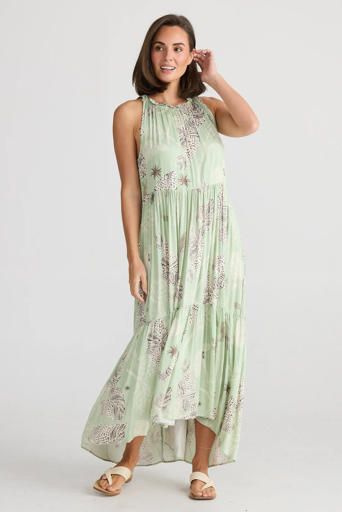 Holiday Margot Dress - Water Lily