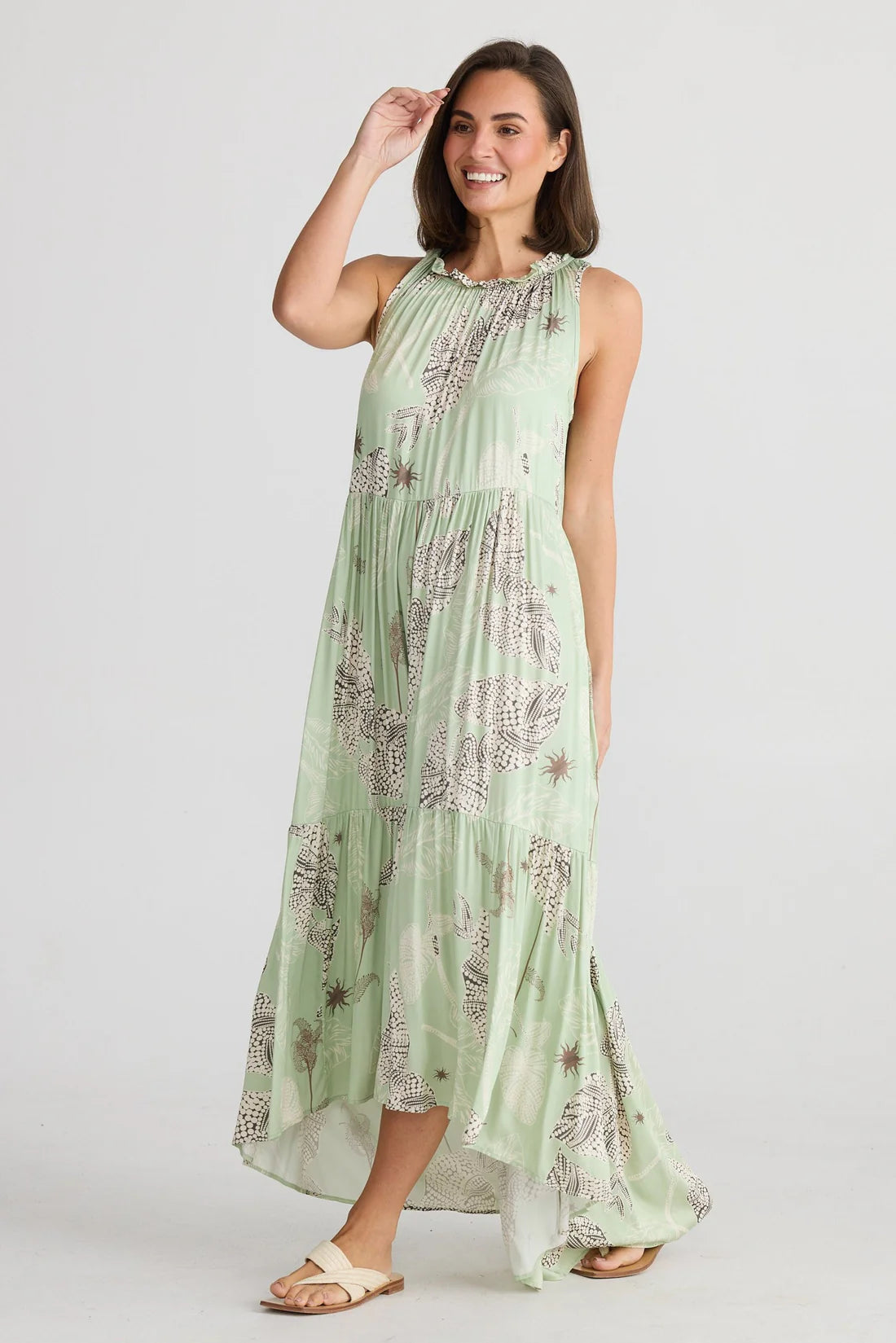 Holiday Margot Dress - Water Lily