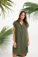 Load image into Gallery viewer, Holiday Ahoy Tunic - Olive
