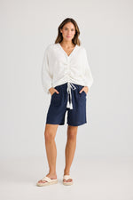 Load image into Gallery viewer, Holiday Happy Hour Top - White
