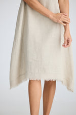 Load image into Gallery viewer, Holiday Miranda Dress - Natural Linen
