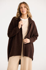 Load image into Gallery viewer, Homelove Woodside Poncho - Chocolate - Mitchell McCabe Menswear
