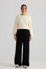 Load image into Gallery viewer, Homelove Awaken Knit Pant - Black
