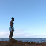 Load image into Gallery viewer, Original Weekend Swim Shorts - Ocean Spot in Ocean Green
