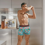 Load image into Gallery viewer, Thunderwear - Peacocking Flamingo Men's Sport Quick Dry Trunks - Mitchell McCabe Menswear
