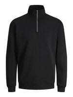 Load image into Gallery viewer, Jack &amp; Jones Bradley Zip Sweat - Black
