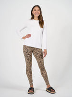 Load image into Gallery viewer, Lou Lou Jones Long Sleeve Fitted Bamboo Top - White - Mitchell McCabe Menswear
