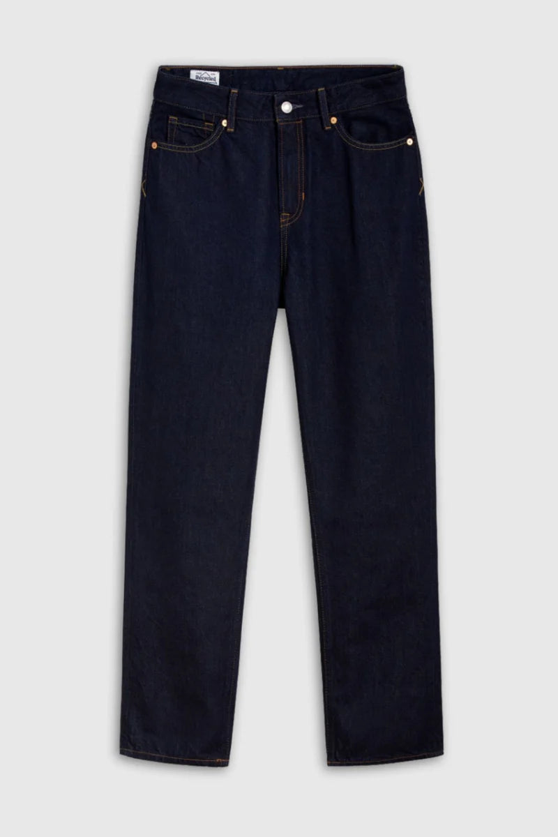 Kings Of Indigo Caroline Cropped Jean - Stanley Mid Blue