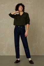 Load image into Gallery viewer, Kings Of Indigo Caroline Cropped Jean - Stanley Mid Blue
