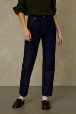 Load image into Gallery viewer, Kings Of Indigo Caroline Cropped Jean - Stanley Mid Blue
