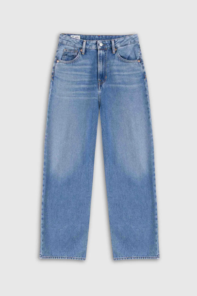 Kings Of Indigo Leila Cropped Jean - Mid Vintage