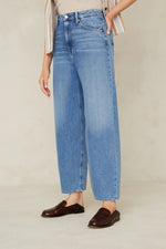 Load image into Gallery viewer, Kings Of Indigo Leila Cropped Jean - Mid Vintage
