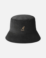 Load image into Gallery viewer, Kangol Cord Bucket Hat - Black
