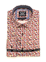 Load image into Gallery viewer, Thomson &amp; Richards Kenny Spot Print Shirt - Burgundy
