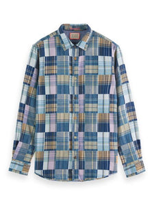 Scotch and Soda Regular Fit Checked Flannel Shirt - Multi