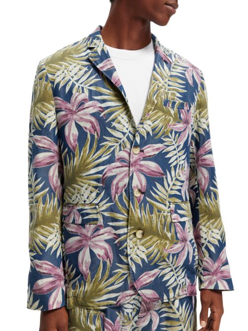 Scotch and Soda Floral Print Blazer - Multi