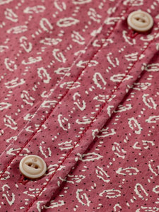 Scotch and Soda Printed Poplin Shirt - Pink