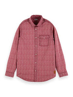 Load image into Gallery viewer, Scotch and Soda Printed Poplin Shirt - Pink
