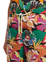Load image into Gallery viewer, Scotch and Soda Fave Linen Blend Bermuda Shorts - Black Floral
