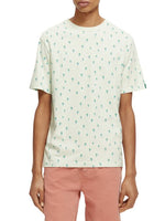 Load image into Gallery viewer, Scotch and Soda Mini Palm Print Tee - Mint
