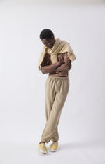 Load image into Gallery viewer, American Vintage Atubay Jogger Pants - Seeds (Khaki)
