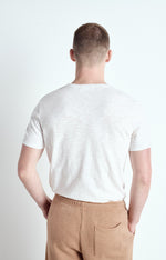 Load image into Gallery viewer, American Vintage Bysapick Slub Tee - White
