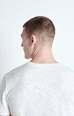 Load image into Gallery viewer, American Vintage Bysapick Slub Tee - White
