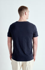 Load image into Gallery viewer, American Vintage Bysapick Slub Tee - Navy
