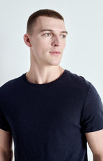 Load image into Gallery viewer, American Vintage Bysapick Slub Tee - Navy
