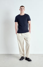 Load image into Gallery viewer, American Vintage Bysapick Slub Tee - Navy
