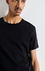 Load image into Gallery viewer, American Vintage Bysapick Slub Tee - Black
