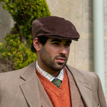 Load image into Gallery viewer, Dents Corduroy Flat Cap - Brown - Mitchell McCabe Menswear

