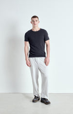 Load image into Gallery viewer, American Vintage Sonoma Raw Edge Tee - Charcoal Melange
