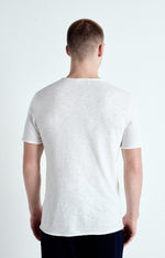 Load image into Gallery viewer, American Vintage Sonoma Raw Edge Tee - White

